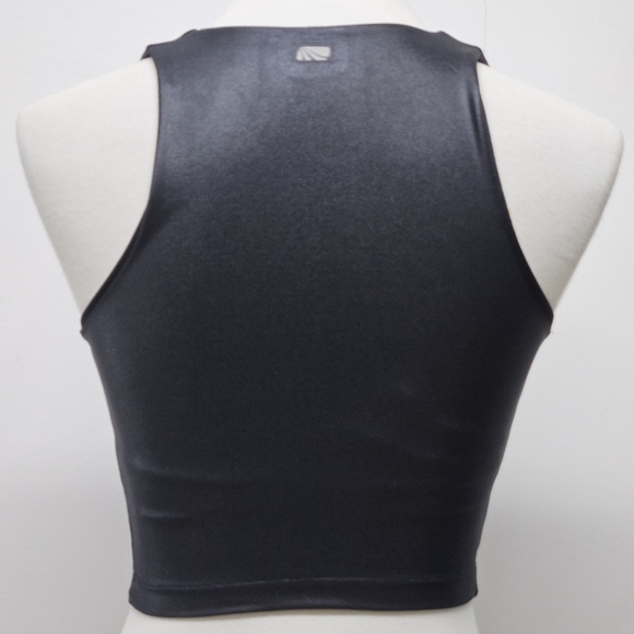 Fabletics Black Anywhere Shine Built-In Bra Tank XS - Picture 5 of 8